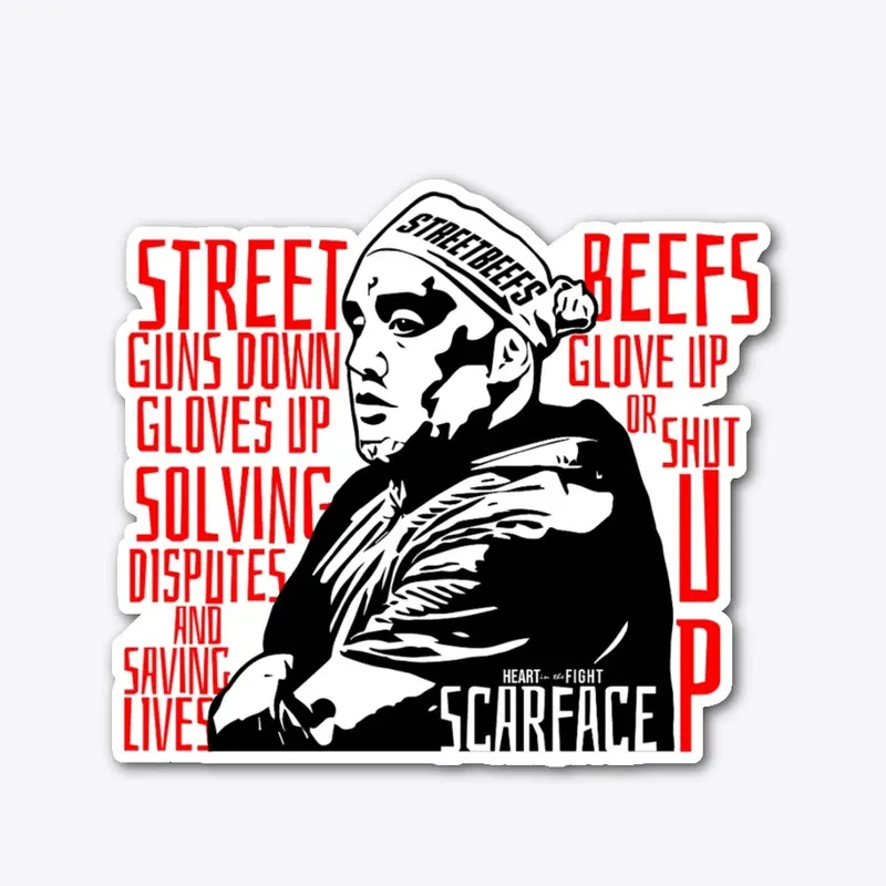 Streetbeefs Scarface - Red Text