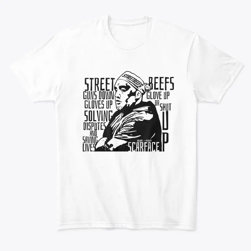 Streetbeefs Scarface - Black Text